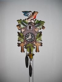 W. German Black Forest cuckoo clock