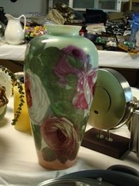 Vintage hand-painted vase