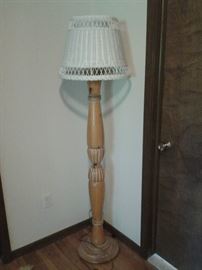 Floor lamp (shade not original:)- $20
