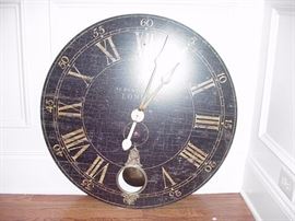 Metal clock