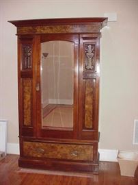 Art nouveau wardrobe/armoire
