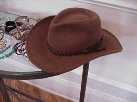Leather hat