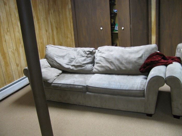 COUCH AND LOVESEAT, COUCH  IS SLEEPER WITH MATTRESS