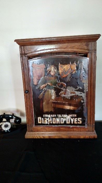 Early Diamond Dyes cabinet