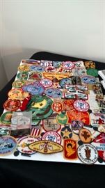 Boy Scout patches.