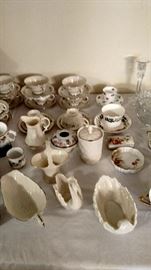 Lenox China, Nipon, various cups and saucers.