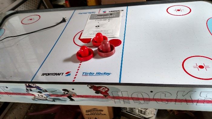 Sportcraft  turbo air hockey table.