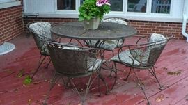 PATIO SET W/ COUSHIONS