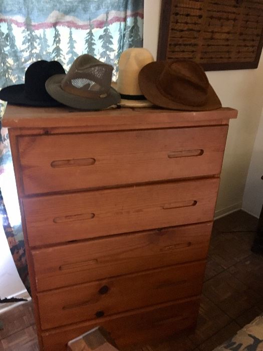 Chest of Drawers & Hats