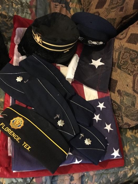 Military Hats & Flags