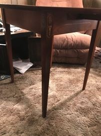 L. Hitchcock Oval Drop Leaf Table
