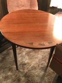 L. Hitchcock Oval Drop Leaf Table