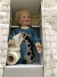 Ashton Drake Galleries Doll  "Caught in the Act" in original box, perfect condition.  Has COA