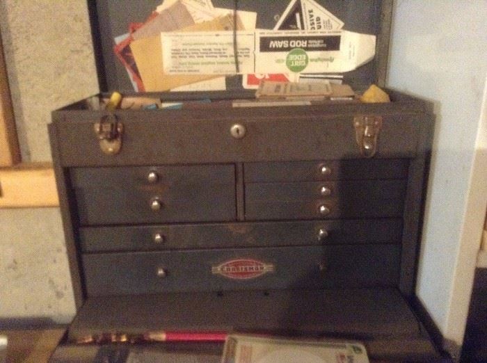 Vintage tool box /s