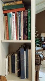 More cookbooks. Many are not shown.