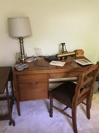 mid century desk and chair