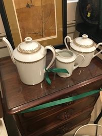 french tea set. turn of the century