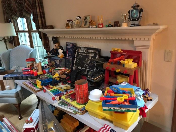 Vintage Toys! Fisher Price, Mattel, Star Wars and more.