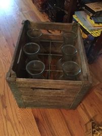 Old juice crate