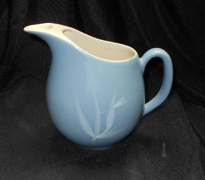 Vintage Mid Century Winfield "Pacific Blue" China Pottery - Beverage Pitcher