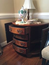 Demilune Console Cabinet
