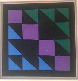 Quilted Square Geometric design