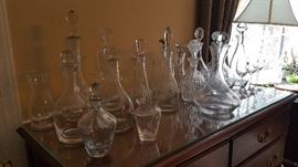 Just a few of the decanters we have.