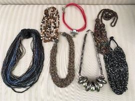 Beaded necklaces