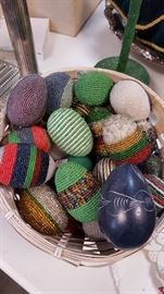 beaded eggs