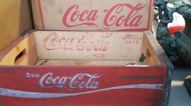 Coca Cola crates