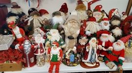 More Santa figures