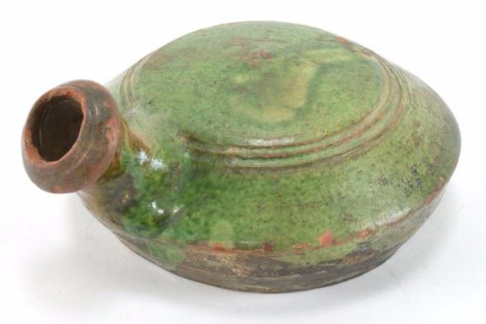Salem NC Moravian Pottery Flask