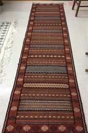 Iran Soumak Handmade Wool Rug (2'5" x 9'3")