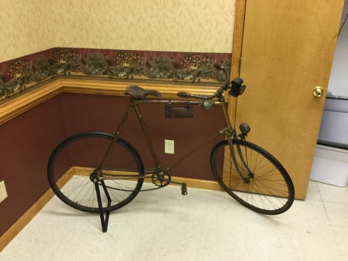 Old Hickory Wooden Bike Used by a German Messenger during World War