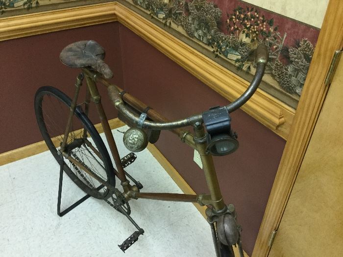 1898 old hickory German messenger bike  all wood in beautiful condition 