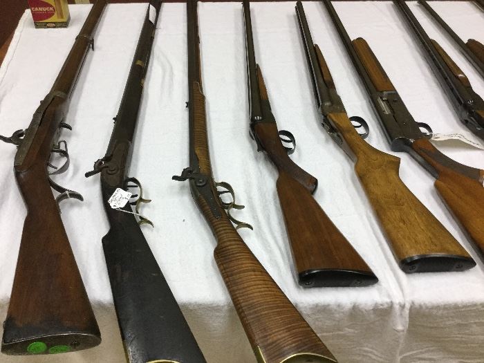 multiple long guns by Browning, Fox, Stevens, Springfield, Harpers Ferry     ALL IN GREAT CONDITION