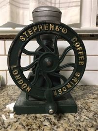 Antique Stephens Coffee Grinder