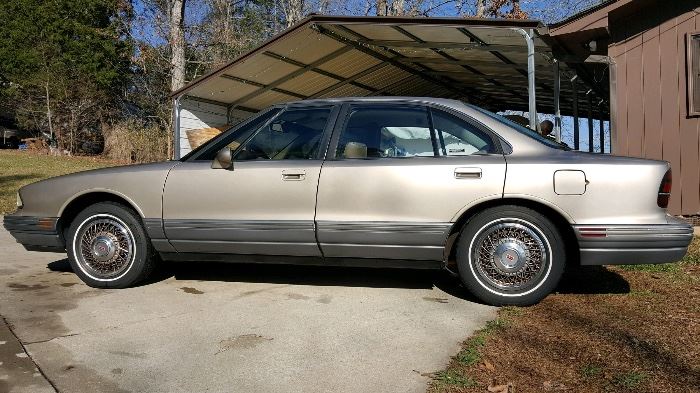 1993 Oldsmobile Delta 98, 107,000 original miles (approx 4500 miles per year), one owner, a/c, heat, never wrecked. More pictures to follow.