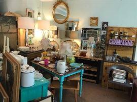 Hand Crafted Bars, Ambrosia Maple and Walnut Cutting Boards, Great Books!  All Lamps -- Tiffany Blue Table or Kitchen Island...All Pottery, Vases etc.