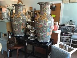 Chinese Vases, Side Boards and Benches, Cake Stands...Come and Get Great Deals!