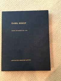 ISABEL BISHOP COMPLETE SET 8 ETCHINGS 1938-1959 MINT CONDITION (BLUE BOOK)