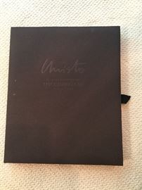 CHRISTO ACCORDIAN FOLD BOOK FOR UMBRELLAS SIGNED MINT CONDITION