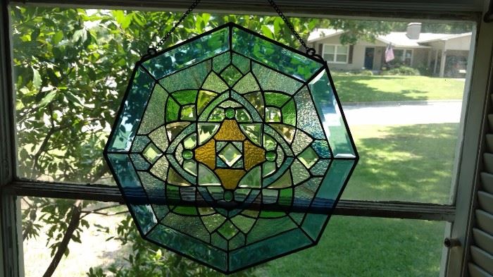 stained glass trinket