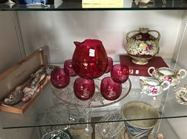 Cranberry glass