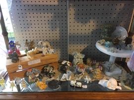 Collection of miniature elephants