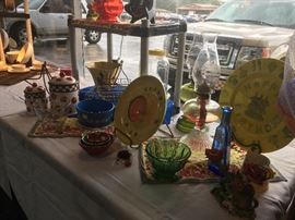 Serving platters, bowls, all great summer items