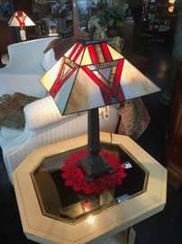 Stained Glass table lamps (2)