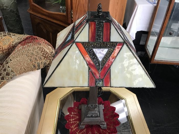 These beautiful stained glass table lamps (we had 2 for sale) were sold first thing this morning for $72 each. 