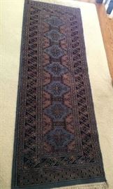 No. 7 - Persian; handknotted; antique; measures 3' x 5'