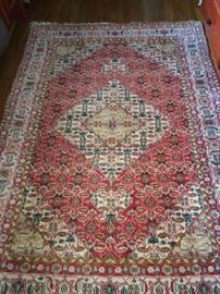 No. 14 -- Indo-Persian (India); finely knotted; wool on cotton; measures 4' x 6'